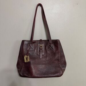 Dooney & Bourke brown pebbled leather shoulder bag